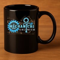 Men Mechanical Engineer For Engineer Student Engineering 11oz C Handle Ceramic Mug