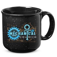 Men Mechanical Engineer For Engineer Student Engineering 15oz Campfire Ceramic Mug