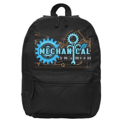 Men Mechanical Engineer For Engineer Student Engineering 16 in Basic Backpack