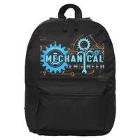 Men Mechanical Engineer For Engineer Student Engineering 16 in Basic Backpack