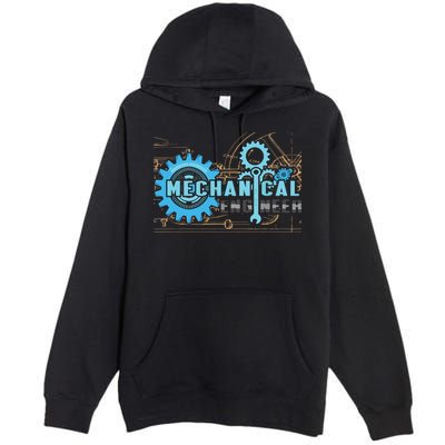 Men Mechanical Engineer For Engineer Student Engineering Premium Pullover Hoodie