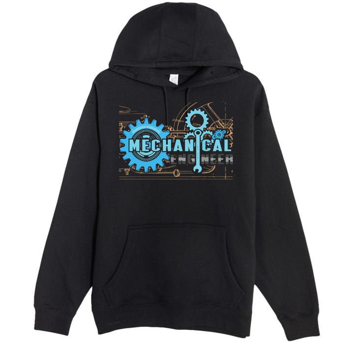 Men Mechanical Engineer For Engineer Student Engineering Premium Pullover Hoodie
