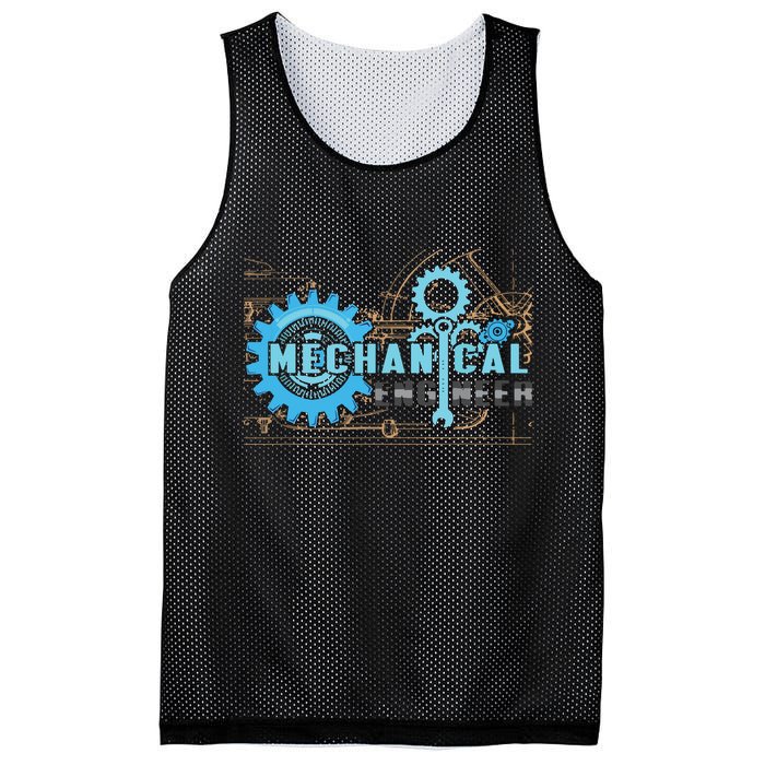 Men Mechanical Engineer For Engineer Student Engineering Mesh Reversible Basketball Jersey Tank