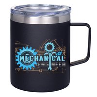 Men Mechanical Engineer For Engineer Student Engineering 12oz Stainless Steel Coffee Mug