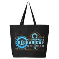 Men Mechanical Engineer For Engineer Student Engineering 25L Jumbo Tote