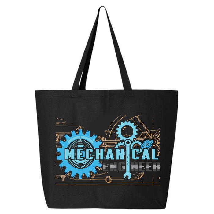 Men Mechanical Engineer For Engineer Student Engineering 25L Jumbo Tote