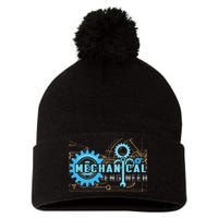 Men Mechanical Engineer For Engineer Student Engineering Pom Pom 12in Knit Beanie