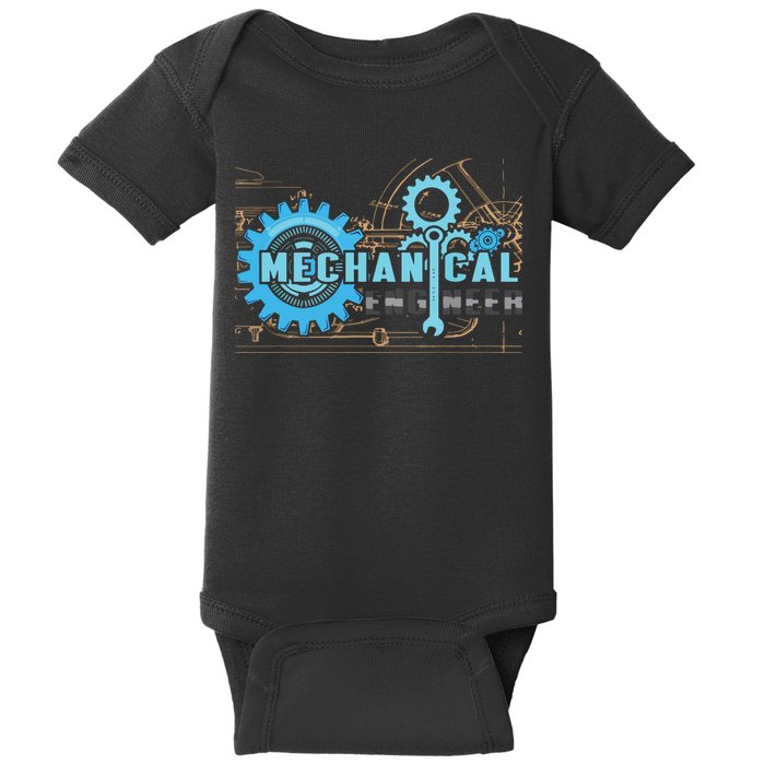Men Mechanical Engineer For Engineer Student Engineering Baby Bodysuit