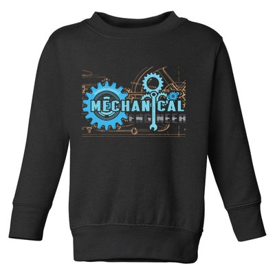 Men Mechanical Engineer For Engineer Student Engineering Toddler Sweatshirt