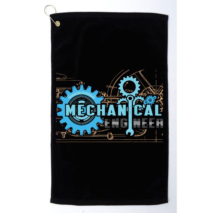 Men Mechanical Engineer For Engineer Student Engineering Golf Towel