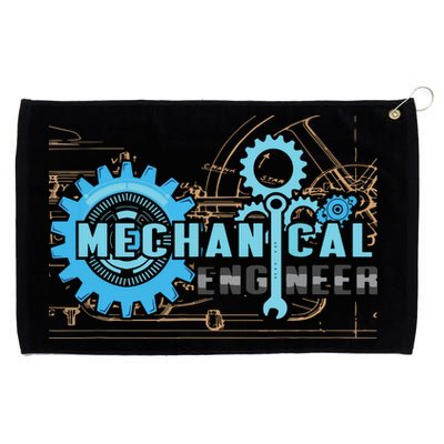 Men Mechanical Engineer For Engineer Student Engineering Grommeted Golf Towel