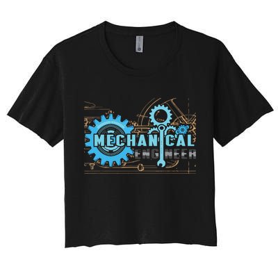 Men Mechanical Engineer For Engineer Student Engineering Crop Top