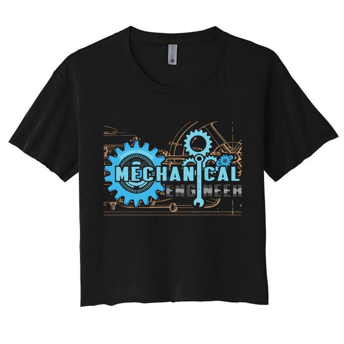 Men Mechanical Engineer For Engineer Student Engineering Crop Top