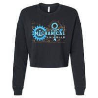 Men Mechanical Engineer For Engineer Student Engineering Cropped Pullover Crew