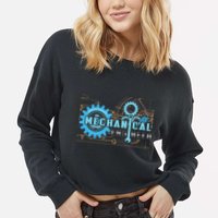 Men Mechanical Engineer For Engineer Student Engineering Cropped Pullover Crew
