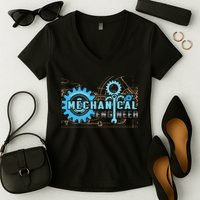 Men Mechanical Engineer For Engineer Student Engineering Women's V-Neck T-Shirt