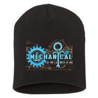 Men Mechanical Engineer For Engineer Student Engineering Short Acrylic Beanie