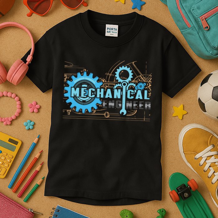Men Mechanical Engineer For Engineer Student Engineering Kids T-Shirt