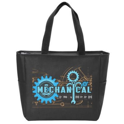 Men Mechanical Engineer For Engineer Student Engineering Zip Tote Bag