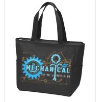 Men Mechanical Engineer For Engineer Student Engineering Zip Tote Bag