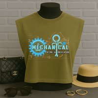Men Mechanical Engineer For Engineer Student Engineering Garment-Dyed Women's Muscle Tee