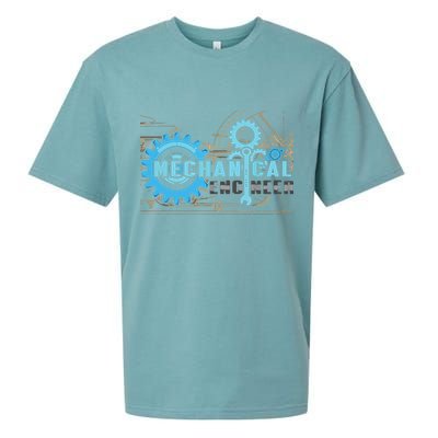 Men Mechanical Engineer For Engineer Student Engineering Sueded Cloud Jersey T-Shirt