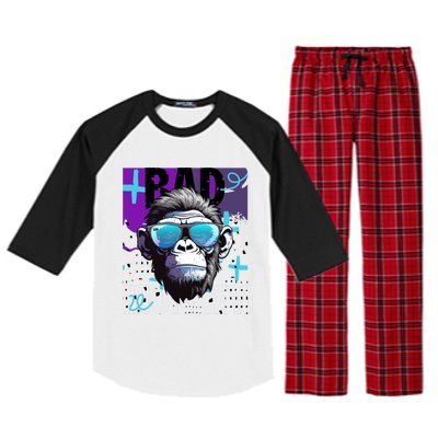 Monkey Madness : Embrace The Playful Spirit Meaningful Gift Raglan Sleeve Pajama Set