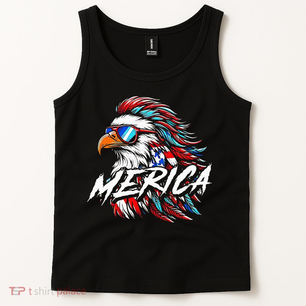 Merica Mullet Eagle Funny 4th Of July Tank Top