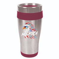 Merica Mullet Eagle Funny 4th Of July 16oz Travel Tumbler