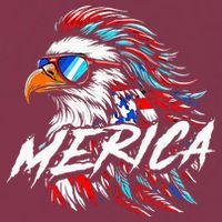 Merica Mullet Eagle Funny 4th Of July 16oz Travel Tumbler