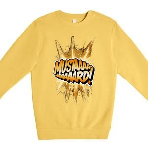 Mustard Mustaaaard! Expression Iconic Hiphop Streetwear Premium Crewneck Sweatshirt