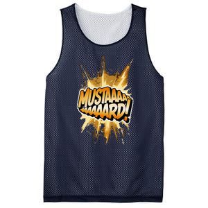 Mustard Mustaaaard! Expression Iconic Hiphop Streetwear Mesh Reversible Basketball Jersey Tank