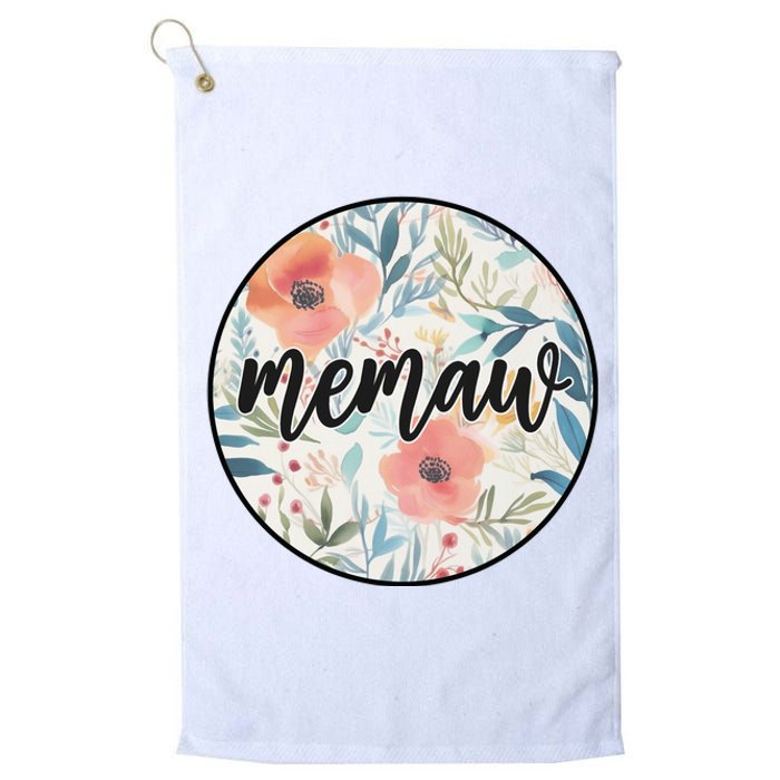 Memaw Platinum Collection Golf Towel