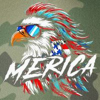 Merica Mullet Eagle Funny 4th Of July Legacy Tie Dye Trucker Hat