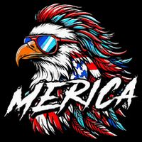 Merica Mullet Eagle Funny 4th Of July Performance Shirt