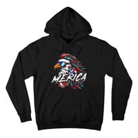 Merica Mullet Eagle Funny 4th Of July Hoodie