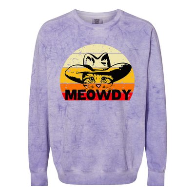 Meowdy Colorblast Crewneck Sweatshirt