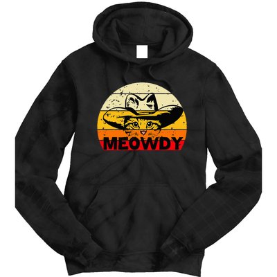 Meowdy Tie Dye Hoodie