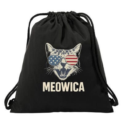 Meowica Drawstring Bag
