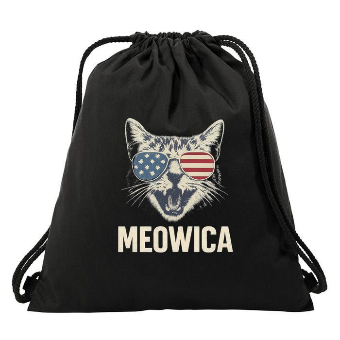 Meowica Drawstring Bag