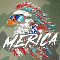Merica Mullet Eagle Funny 4th Of July Legacy Tie Dye Trucker Hat