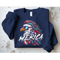 Merica Mullet Eagle Funny 4th Of July Sweatshirt