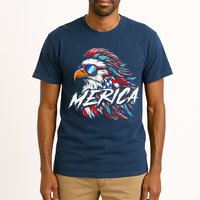 Merica Mullet Eagle Funny 4th Of July Tall T-Shirt
