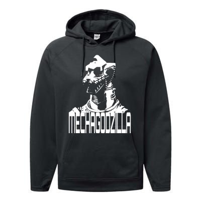 Mechagodzilla Performance Fleece Hoodie