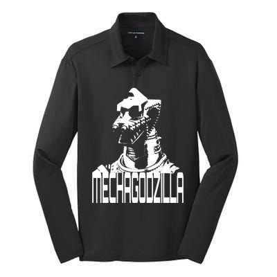 Mechagodzilla Silk Touch Performance Long Sleeve Polo