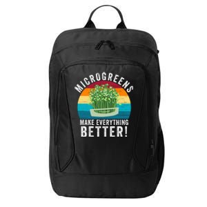 Microgreens Make Everything Better Gardening Urban Farming Superfood Organic City Backpack