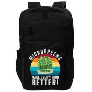 Microgreens Make Everything Better Gardening Urban Farming Superfood Organic Impact Tech Backpack