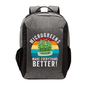 Microgreens Make Everything Better Gardening Urban Farming Superfood Organic Vector Backpack