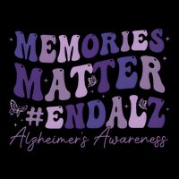 Memories Matter End Alz AlzheimerS Awareness 7-Panel Snapback Hat
