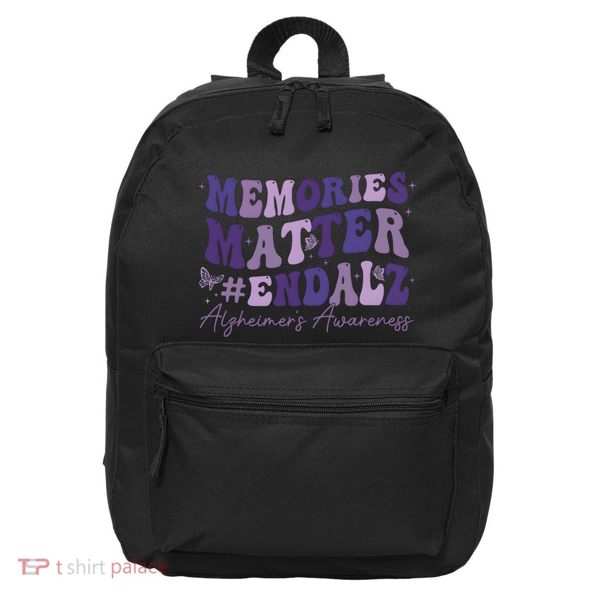 Memories Matter End Alz AlzheimerS Awareness 16 in Basic Backpack